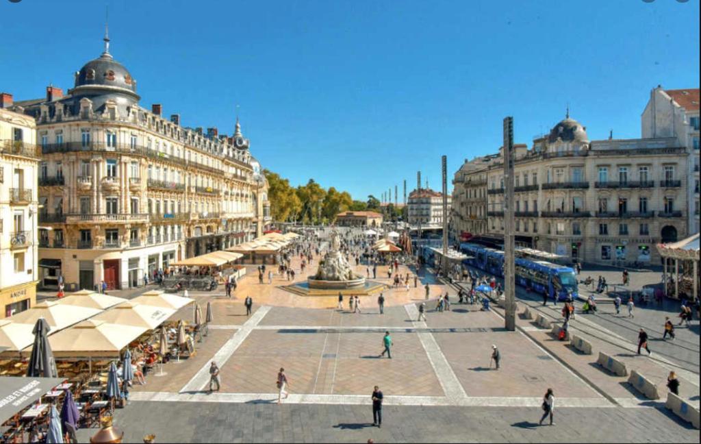 Appartement T3 Sur L'Esplanade De L'Europe Montpellier Eksteriør billede